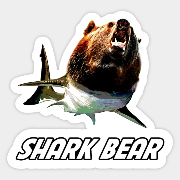 Shark bear | Fantastic imagination beast Sticker by Wehavefun